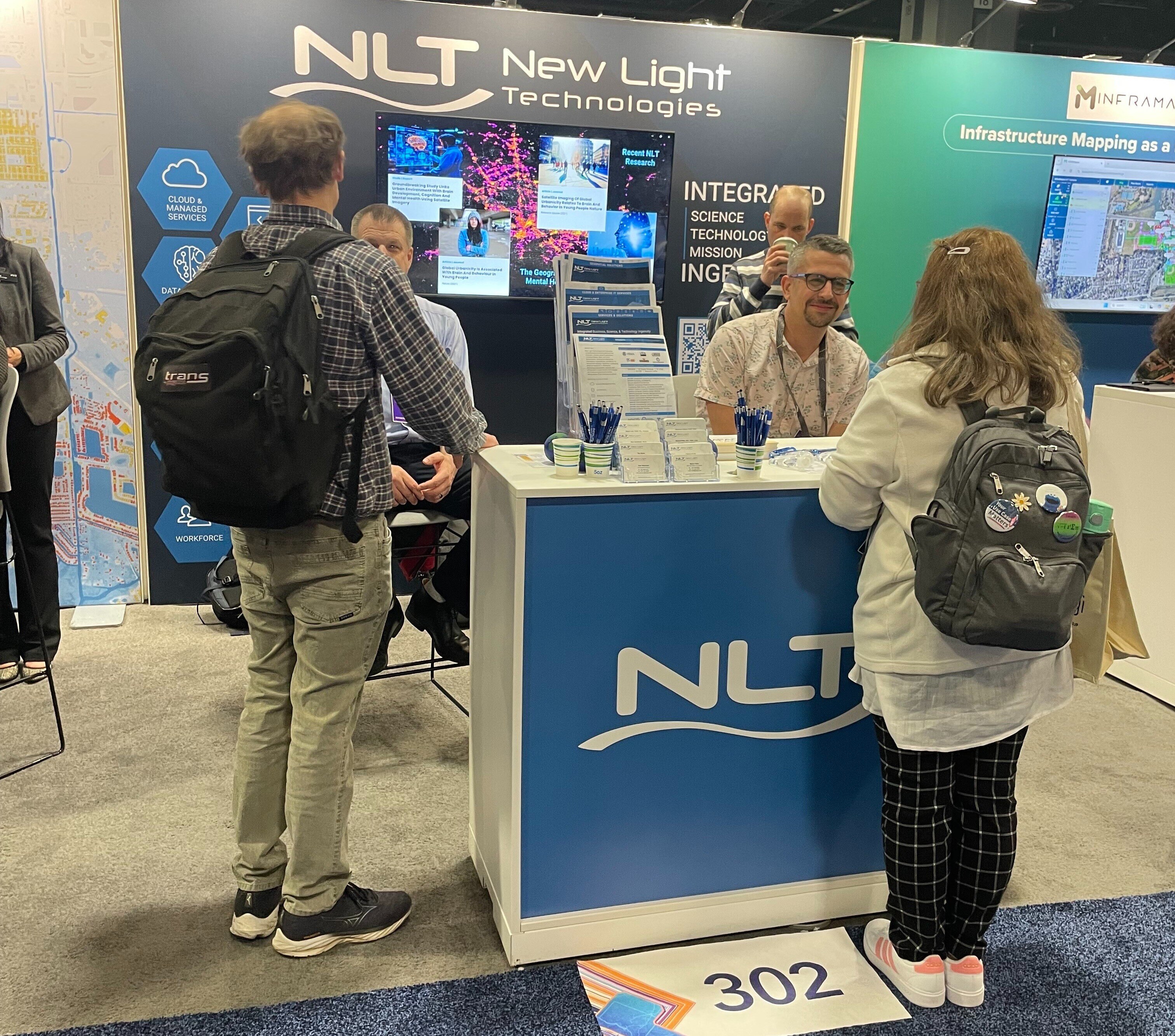 NLT team at the Esri FedUC 2025 booth