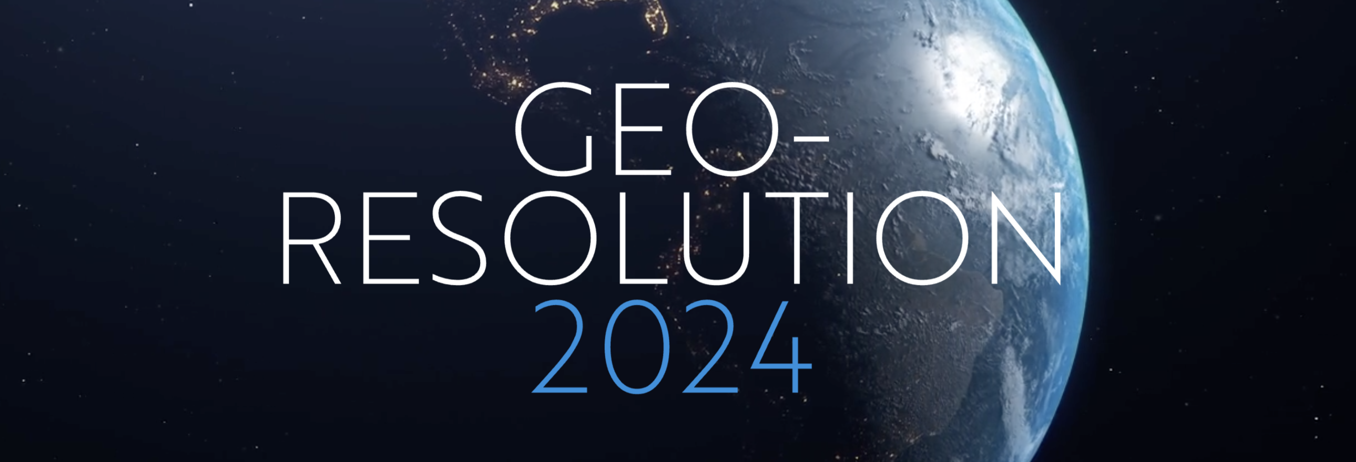 Geo-Resolution 2024 homepage