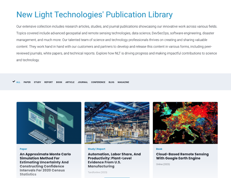 NLT's publications library webpage