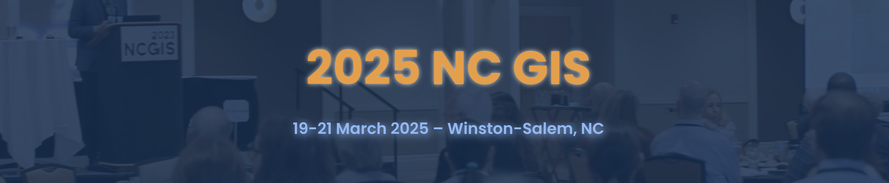 NC GIS 2025 banner