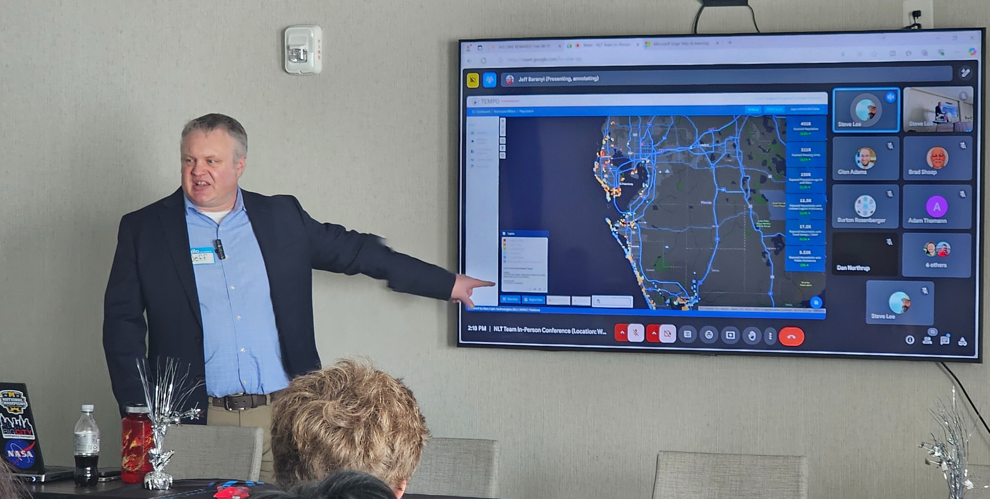Keynote presentation by Esri's Disaster Response Program Operations Manager