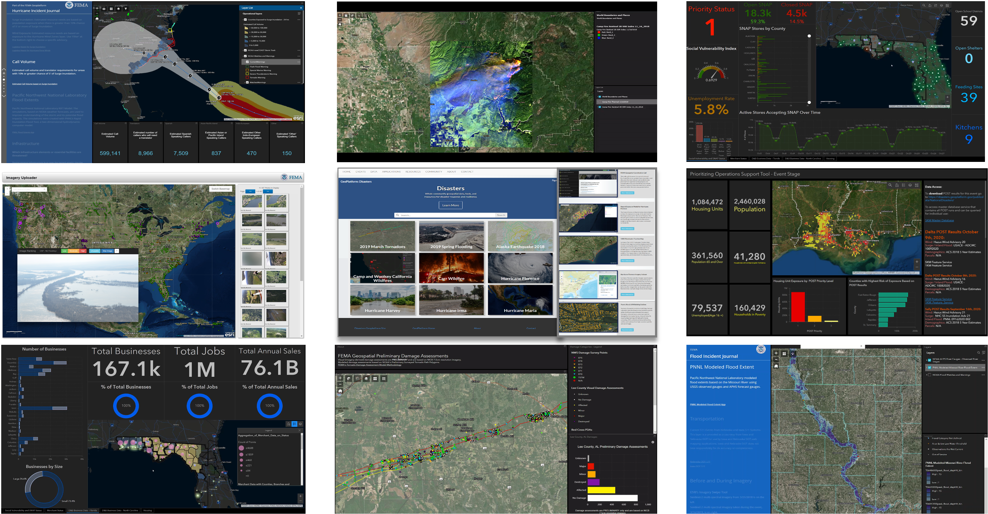 Dashboards built by NLT