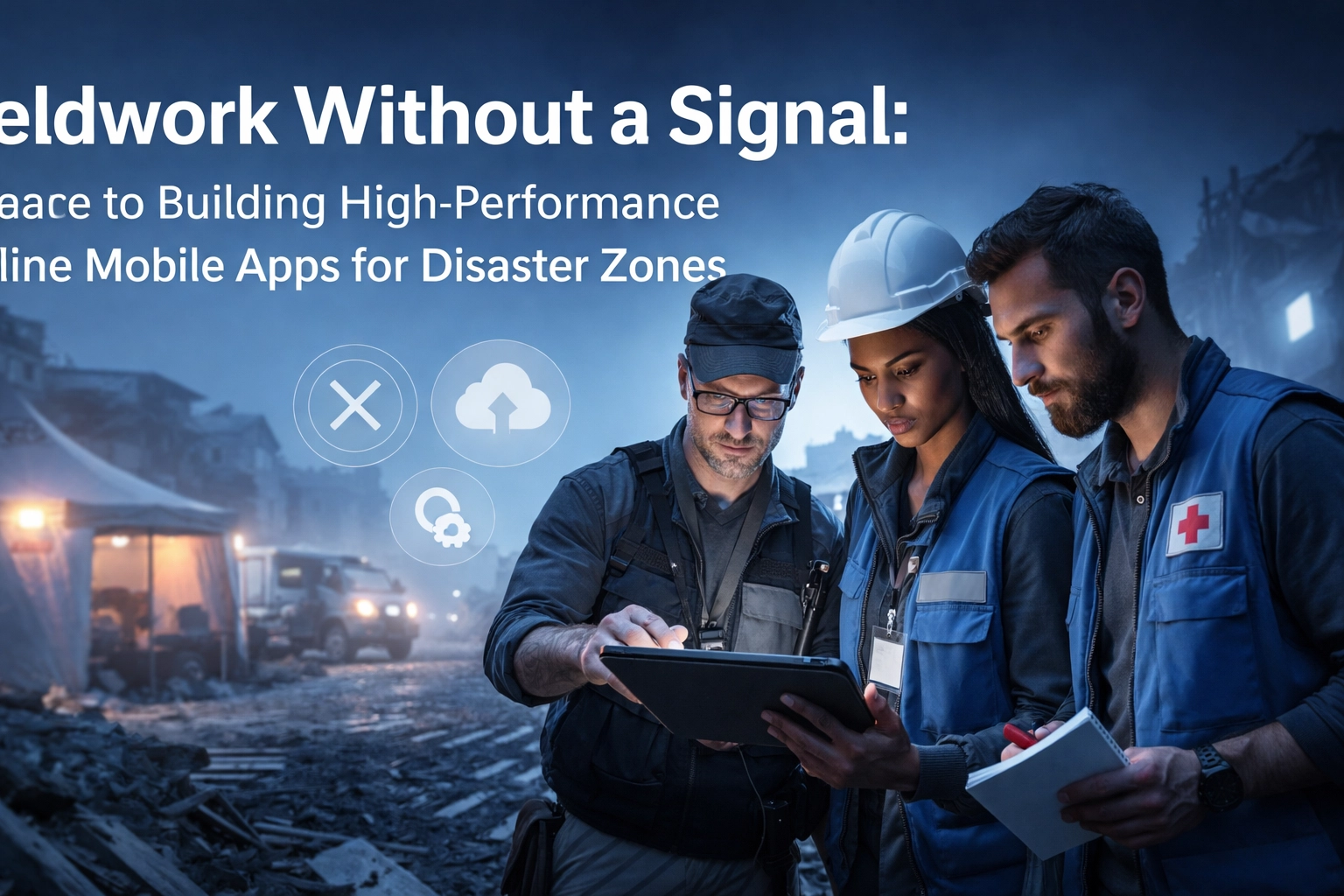 Fieldwork without a signal: building high-performance offline mobile apps for disaster zones