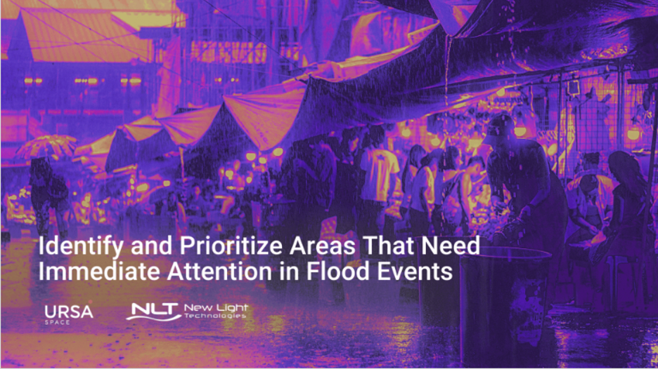 R&D Collaboration: Ursa Space and New Light Technologies (NLT) Enhancing Disaster Management with SAR Data